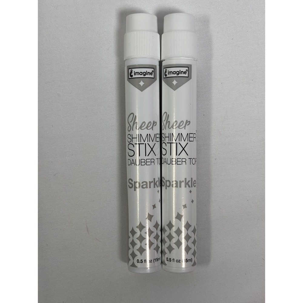 Nuvo Shimmer Powder Glitter Drops Imagine Sheer Shimmer Stix Craft Bundle 7pc - Picture 4 of 8